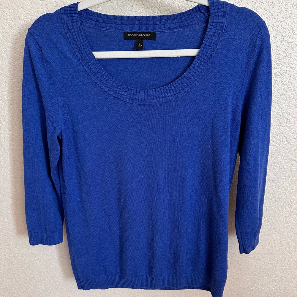 BANANA REPUBLIC | Cashmere Blend Pullover Sweater - Size S